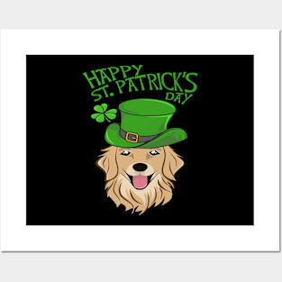 Happy Saint Patrick's Day Labrador Retriever Posters and Art